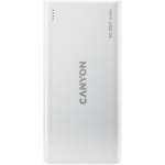 Akupank CANYON PB-108 Power bank 10000mAh Li-poly battery Input 5V|2A Output 5V|2.1A(Max) 140*68*16mm 0.230Kg White