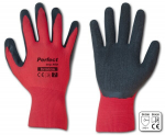 Apsauginės darbo pir&scaron;tinės Bradas PERFECT GRIP RED, 10 dydis, 6 vnt.