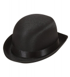 M&uuml;ts 'Black Satin Bowler'