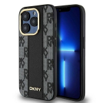 DKNY mustriline ruuduline Mono&ldquo; must MagSafe&ldquo; kate iPhone 15 Pro Max&ldquo; &ndash; must