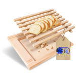 Grie&scaron;anas dēlītis ar režģi drupatām, Creative Home, 35,5 x 28,5 x 2 cm, dižskābarža koks, dabīgs