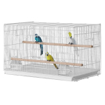 Vevor linnupuur 76 x 46 x 45 cm, valge