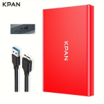 USB pulk KPAN USB 3.0 V&auml;line K&otilde;vaketas 2TB 500G 1TB USB M&auml;luseade 750Gb., Raudona