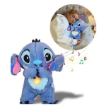 Pehme m&auml;nguasi , helendav ja hingav Lilo & Stitch uinak