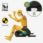 Cabby 35 Grey ISOFIX autoiste 125-150cm I-Size