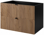 Vannitoa kapp, pie sienas, seinakinnitusega, kuldne Craft tamm LOFT, 80 x 46 x 57 cm