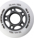 Rulluisurattad Nils Extreme 70x24 mm, 82A, valged