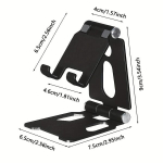 Telefonihoidja Metallist Alumiiniumisulamist Lauatelefon Alus iPhone 13 14 15 Pro jaoks. , Juoda
