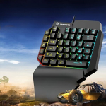 &Uuml;hek&auml;eline m&auml;nguklaviatuur, 35-klahviline RGB taustvalgustusega, ergonoomiline.