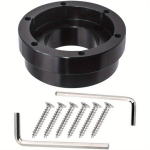 Alumiiniumist Rooliratta Adapter, 70mm PCD Kinnitus Logitech G29 G920 G923 - Must