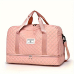 LDQ Luksuslik Suur Spordikott - Veekindel, Mitmeotstarbeline Kuiv-M&auml;rg Eristus, Jalatsi Sektsioon & K&uuml;ljetaskud Reisimiseks ja Seiklusteks. , Rožinė