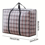 Suur Mahutavusega Kohver, Triibuline Kokkupandav Kott, Tolmukindel Hoidik. , 50*32*23cm Juoda