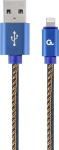Helesinine Usb-lightning kaabel 1m, Gembird, Apple seadmetele