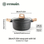 Ecowin mittenakku pott kaas, meditsiiniline kivi kate., 24cm