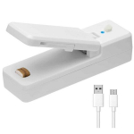 Mini USB kottide sulgur, Baltas
