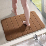 1tk Pehme ja Imav Hall Memory Foam Vannimatt - Libisemiskindel Pehmendatud Du&scaron;ivaip M&otilde;nusaks Vannielamuseks, Kava 50*80cm
