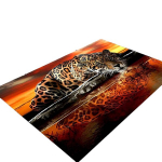 1tk 3D Prinditud Leopardi Muster Vaip, Libisemisvastane, 80*120