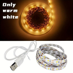 USB LED Riba Valgus Soe Valge Sinine Paindlik Kaunistus Elutuba., &Scaron;iltai balta