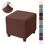 1TK Veniv Ottomani Kate Jacquard Elastne Jalatoe Kate Tolmu eest Pehme Kattega, Kava