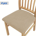 4/6 tk Kootud Tvilimustriga Toolikate Elastne S&ouml;&ouml;gitoolkate Hotel Kodu Dekoor., Jautienos Kava