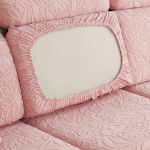1tk Jacquard Diivanikate, Libisemiskindel Katted, &Uuml;hev&auml;rviline Elastica Kaitsekate M&ouml;&ouml;blile., Rožinis