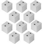 M&ouml;&ouml;blijalad 10 tk Meblando alumiinium 50x50x50