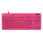 Logitech Pro X TKL Rapid klaviatuur, US, roosa