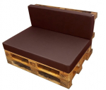 Seljatoe padi v&auml;lisistmele Wood Garden, tumepruun