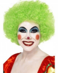 Roheline parukas "Crazy Clown"