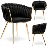 Tooli Fluxar home CH-1034, must/kuldne
