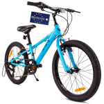 Laste jalgratas 20 tolli poistele v&otilde;i t&uuml;drukutele, 6 k&auml;iku, laiad rehvid, Shimano Verdant Rowan, sinine