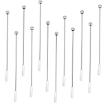 Kohvimasinate tarvikud, 12 tk korduvkasutatavad kokteilisegajad &ndash; roostevabast terasest joogipulgad baaride ja kodupidude jaoks,