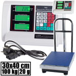 Platvormkaalud BERIMAX 9TP-8QJ 100 kg, 30x40 cm