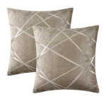 Originaal padjad, katted,Dekoratiivne Diivani Padjap&uuml;&uuml;r - Square Grey Luksuslikud padjakatted | 2 komplekti - 50x50 cm