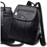 Naistekooli seljakott elegantne nahk A4 inglise muster suur muster