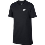 Nike laste T-s&auml;rk NSW TEE EMB FUTURA, must S (128-137 cm) 907159131