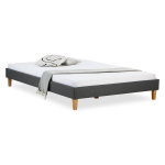 Polsterdatud voodi Home, 140x200 cm, Hall