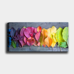 Reproduktsioon l&otilde;uendil Lehed, 50x120 cm
