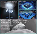 Darmoshark x6 -max traadita m&auml;ng hiir 30000dpi topeltrežiim Easy - x6 must