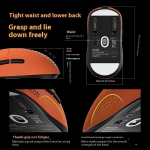 Incott G23/23Pro Wireless Tri -moded Game Mouse - G23 White 1K