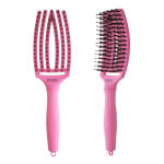 Olivia Garden Fingerbrush Bubble Pink - Harja juustele metsseakarvaga, keskmine, Amazoni roosa terviseks