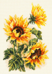 Tikkimiskomplekt Magic Needle "Three Sunflowers" 40-78