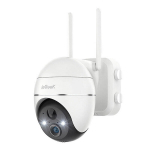 Juhtmeta 3MP WiFi v&auml;liskaamera ieGeek ZS-GX1S valge 5200mAh