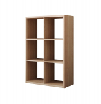 Raamaturiiul Furniture Cleo IV, pruun