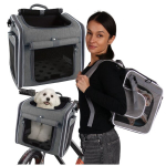 Transpordivahend v&auml;ikestele koertele ja kassidele, Wobell, hall, 5kg