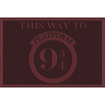Harry Potter Platform 9 3/4 Rubber Doormat