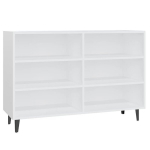 vidaXL puhvetkapp valge 103,5x35x70 cm, puitlaastplaat, Balta
