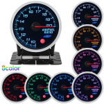H 8 V&auml;rvid 52mm Boost Manoter Bar PSI tacomet meetri Turbo r&otilde;hu gabariidi pressurm Press Turbo Turbo Press &otilde;li temperatuur 12 V