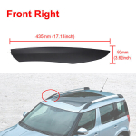 Skoda Yeti maasturi jaoks vasaku vasaku katuse pagasi katusekatuse katusekatte tagumine keha pagasi saapakaitse asendamine 5ld 860 146