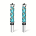1 Komplekt 1/2 Varre Spiraal Freesiotsad, Karmistatud Karbiid, Volfram Teras, S&uuml;sinik Teras, Puidut&ouml;&ouml;tluseks., 2vnt/komplektas 43mm+65mm